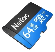 Флеш карта microSDHC 64GB Netac P500 <NT02P500STN-064G-S>  (без SD адаптера) 80MB/s