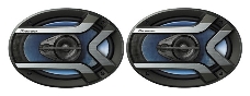 Колонки автомобильные Pioneer TS-6939R 500Вт 92дБ 4Ом 16x23см (6.3x9дюйм) (ком.:2кол.) коаксиальные трехполосные