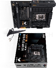 Материнская плата Asus TUF GAMING B760-PLUS WIFI D4 Soc-1700 Intel B760 4xDDR4 ATX AC`97 8ch(7.1) 2.5Gg RAID+HDMI+DP
