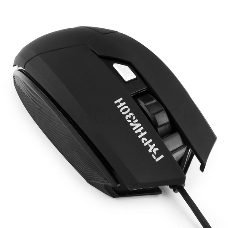 Мышь игровая Гарнизон GM-600G, Альмак, код Survarium, USB, чип Х1, черн., софт тач, 1600 DPI, 5кн.+колесо-кнопка
