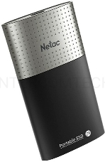 Внешний накопитель SSD External Netac 250Gb Z9 <NT01Z9-250G-32BK> (USB3.2, up to 550/480MBs, 90х47.5х11.5mm, Aluminium+Plastic)