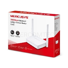 Роутер беспроводной Mercusys MW300D N300 10/100BASE-TX/ADSL