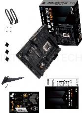 Материнская плата Asus TUF GAMING B760-PLUS WIFI D4 Soc-1700 Intel B760 4xDDR4 ATX AC`97 8ch(7.1) 2.5Gg RAID+HDMI+DP