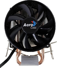 Кулер Aerocool Verkho 2 , до 110W, 2х теплотрубки, PWM, 800-2000 RPM, LGA 1156/1155/1151/1150/775 , FM2/FM1/AM3+/AM3/AM2+/AM2/940/939/754, 2 тепловые