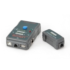 Тестер LAN Cablexpert NCT-2, 100/1000 Base-TX,  для UTP, STP, RJ-11, USB-кабеля