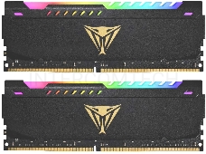 Память Patriot 16Gb DDR4 3600Mhz DIMM (8Gbx2) PC28800, CL20,  Viper Steel RGB Kit (PVSR416G360C0K) (retail)