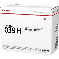 Тонер-картридж Canon Cartridge 039HBK (0288C001) черный, 25000 стр., для LBP351x/352x