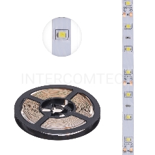 LED-лента 5 м 12 В 2835 6500 К IP23 60 LED/м для БП с клеммами LAMPER