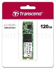 Твердотельный диск 120GB Transcend MTS820, 3D NAND, M.2, SATA III[R/W - 560/500 MB/s]