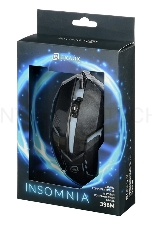 Мышь Oklick 396M INSOMNIA черный оптическая (1000dpi) USB (3but)