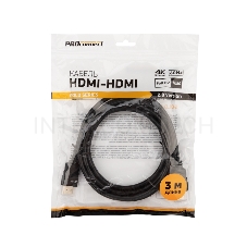 Кабель PROconnect HDMI - HDMI 2.0, 3м, Gold