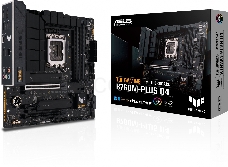 Материнская плата Asus TUF GAMING B760M-PLUS D4 Soc-1700 Intel B760 4xDDR4 mATX AC`97 8ch(7.1) 2.5Gg RAID+HDMI+DP