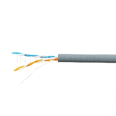 Кабель SkyNet Light UTP indoor 2x2x0,46, медный, FLUKE TEST, кат.5e, однож., 100 м, box, серый