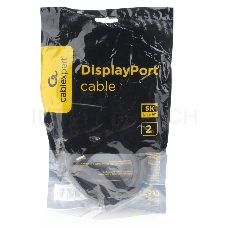 Кабель DisplayPort Cablexpert CC-DP3-2M, v1.3, 2м, 20M/20M, черный, экран, пакет