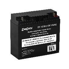 Батарея ExeGate DT 1218 (12V 18Ah), клеммы под болт М5