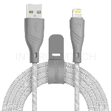 Кабель Crown USB - Lightning CMCU-3043L grey