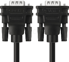Кабель Greenconnect SVGA 3.0m чёрный, ферритовые кольца, OD8.0mm, 15M / 15M Premium, 28/28 AWG, двойной экран, GCR-50563