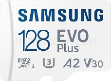 Флеш карта microSDXC 128Gb Class10 Samsung MB-MC128KA/RU/EU EVO PLUS + adapter