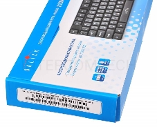 Клавиатура + мышь Oklick 210M клав:черный мышь:черный USB беспроводная