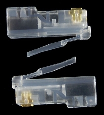 Адаптер Ningbo Вилка RJ-45 5cat Экранированная(100шт) (RJ-45)   