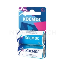 Батарейка солевая Космос R14, 2*BL