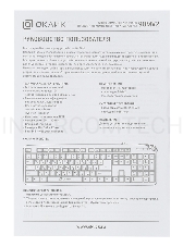 Клавиатура Oklick 90MV2 черный USB