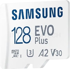 Флеш карта microSDXC 128Gb Class10 Samsung MB-MC128KA/RU/EU EVO PLUS + adapter