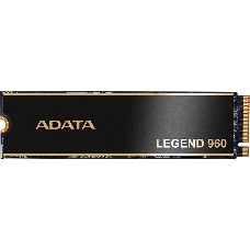 Накопитель SSD  ADATA M.2 2280 2TB ADATA LEGEND 960 [ALEG-960-2TCS] PCIe Gen4x4 with NVMe, 7400/6800, IOPS 750/630K, MTBF 2M, 3D NAND, 1560TBW, 0,43DWPD, Heat Sink, SMI SM2264, Work with PS5, RTL
