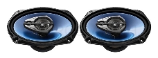 Колонки автомобильные Pioneer TS-6939R 500Вт 92дБ 4Ом 16x23см (6.3x9дюйм) (ком.:2кол.) коаксиальные трехполосные