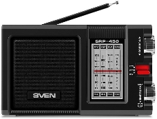 Радиоприемник АС SVEN SRP-450, черный (3 Вт, FM/AM/SW) АС SVEN SRP-450, черный (3 Вт, FM/AM/SW)