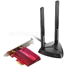 Адаптер TP-Link Wi-Fi 11AX 3000Mbps dual-band PCI-E adapter, two external Antennas