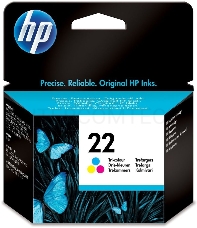 Картридж струйный HP 22 C9352AE многоцветный для HP DJ 3920/3940/PSC 1410 (165стр.)