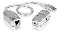 Кабель удлинитель USB 1.1 AM/AF Aten UCE60-AT до 60 метр.(через RJ45, по витой паре. Без патч-корда в комплекте), питание от шины