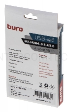 Разветвитель USB 3.0 Buro BU-HUB4-0.5-U3.0 4порт. черный