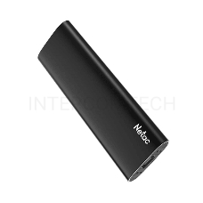 Внешний SSD накопитель Netac 500Gb Z SLIM <NT01ZSLIM-500G-32BK> (USB3.2, up to 520/480MBs, 100х29.5х9mm, Black)