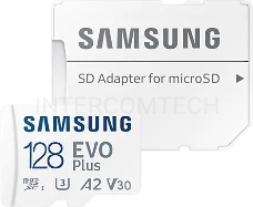 Флеш карта microSDXC 128Gb Class10 Samsung MB-MC128KA/RU/EU EVO PLUS + adapter