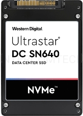 Накопитель WD Ultrastar SSD DC SN640, 7680GB, U.2(2.5