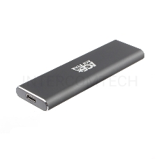 USB 3.1 Type-C  Внешний корпус M.2 NVME (M-key)  AgeStar 31UBNV1C (GRAY), алюминий, черный