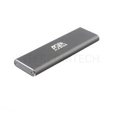 USB 3.1 Type-C  Внешний корпус M.2 NVME (M-key)  AgeStar 31UBNV1C (GRAY), алюминий, черный