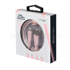 Кабель Crown USB - Lightning CMCU-3043L pink