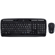 Клавиатура + мышь Logitech MK330 клав:черный мышь:черный USB беспроводная Multimedia