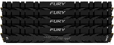 Память оперативная Kingston 128GB 3200MHz DDR4 CL16 DIMM (Kit of 4) FURY Renegade Black