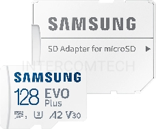 Флеш карта microSDXC 128Gb Class10 Samsung MB-MC128KA/RU/EU EVO PLUS + adapter