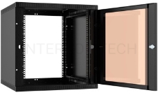 Шкаф коммутационный C3 Solutions WALLBOX LIGHT 18-66 B (NT467093) настенный 18U 600x650мм пер.дв.стекл несъемн.бок.пан. направл.под закл.гайки 55кг черный 600мм 35кг 880мм IP20 сталь
