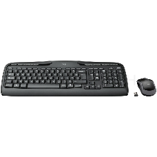 Клавиатура + мышь Logitech MK330 клав:черный мышь:черный USB беспроводная Multimedia