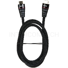 Кабель HDMI 19M/M ver. 2.0 черные коннекторы, 1.8m VCOM <CG526S-B-1.8M> Blister Кабель HDMI 19M/M ver. 2.0 черные коннекторы, 1.8m VCOM <CG526S-B-1.8M> Blister