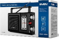 Радиоприемник АС SVEN SRP-450, черный (3 Вт, FM/AM/SW) АС SVEN SRP-450, черный (3 Вт, FM/AM/SW)