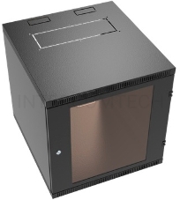 Шкаф коммутационный C3 Solutions WALLBOX LIGHT 18-66 B (NT467093) настенный 18U 600x650мм пер.дв.стекл несъемн.бок.пан. направл.под закл.гайки 55кг черный 600мм 35кг 880мм IP20 сталь