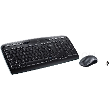 Клавиатура + мышь Logitech MK330 клав:черный мышь:черный USB беспроводная Multimedia