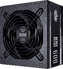 Блок питания Cooler Master MWE Bronze, 600W, ATX, 120mm, 6xSATA, 2xPCI-E(6+2), APFC, 80+ Bronze MPE-6001-ACAAB-EU